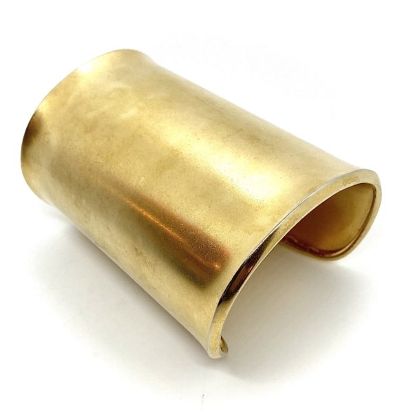 Robert Lee Morris Gold Plated Long Basic Cuff
