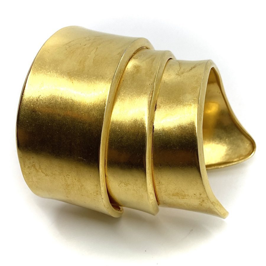 Robert Lee Morris Gold Plated Telescope Cuff