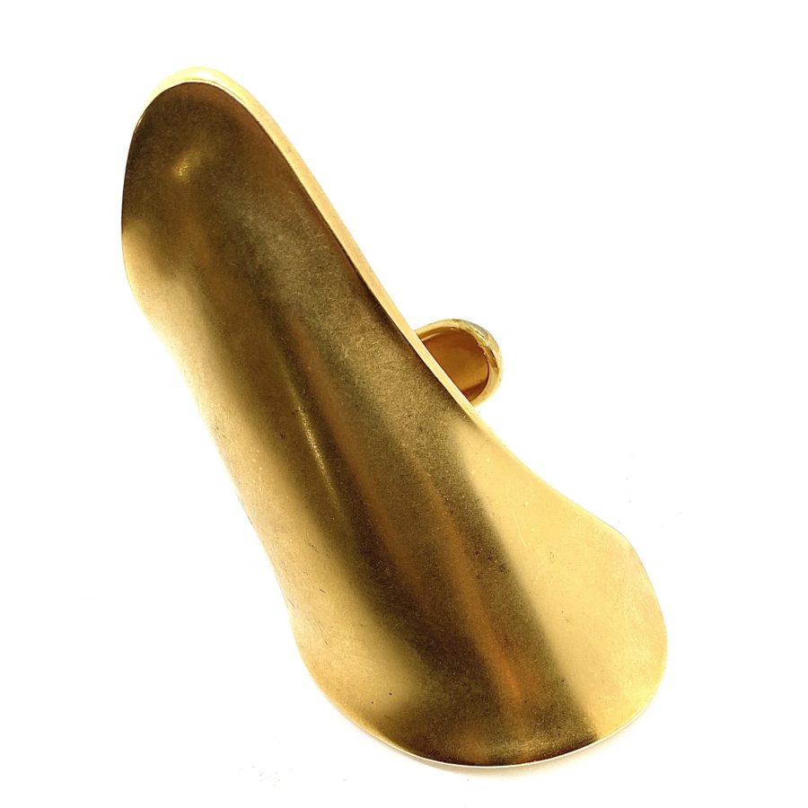 Robert Lee Morris Gold Plated Large Curl Cuff - Image 4