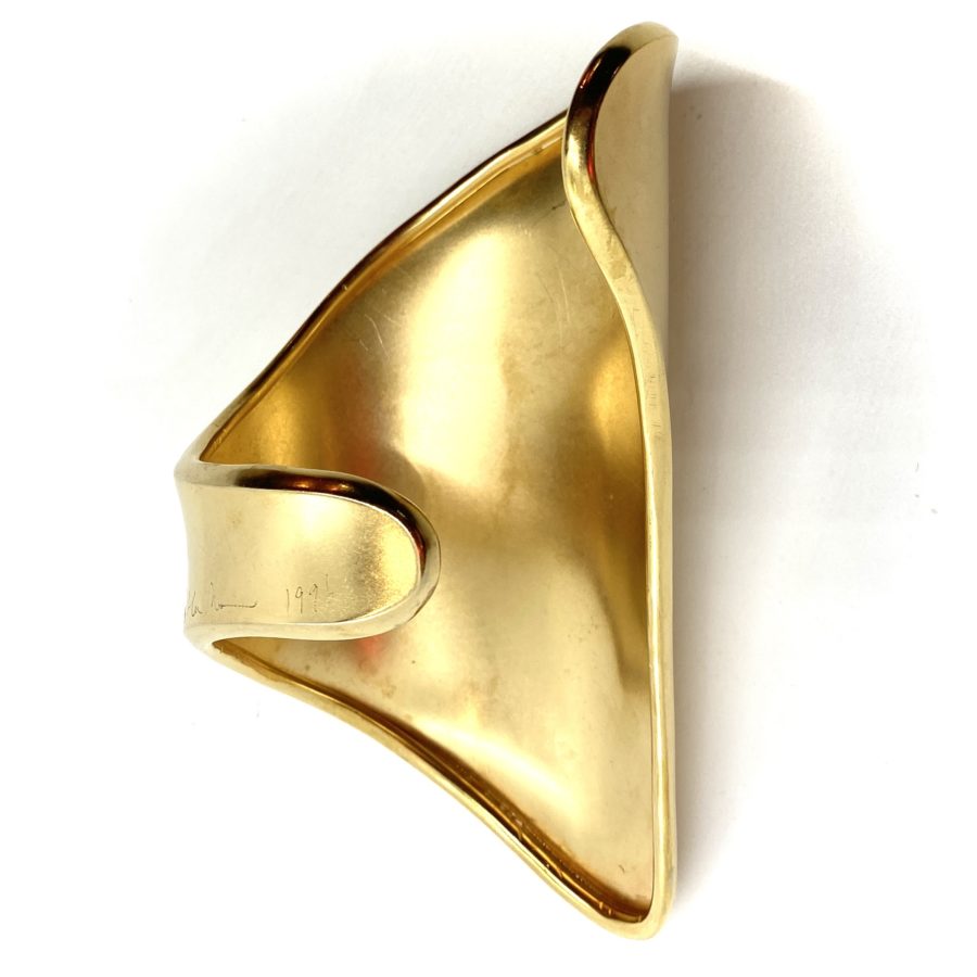 Robert Lee Morris Gold Plated Large Curl Cuff - Image 2