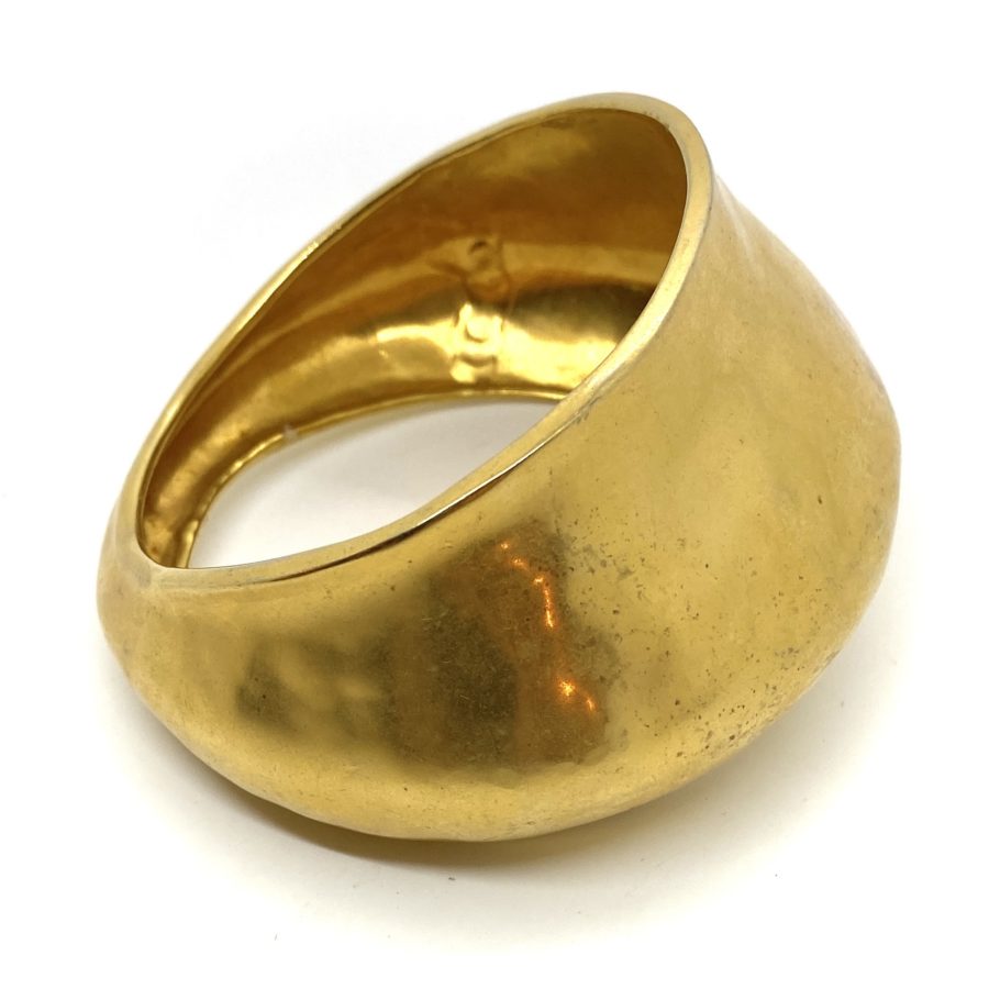 Robert lee Morris Gold Plated Bubble Bangle 1977
