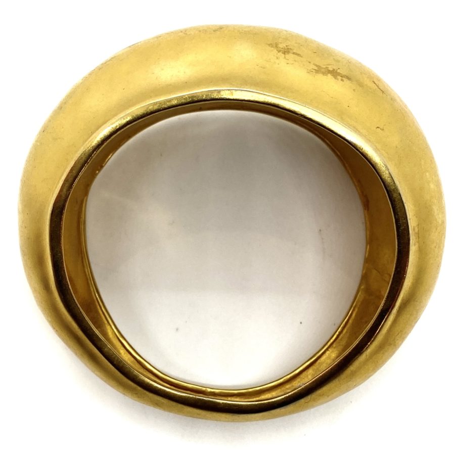 Robert lee Morris Gold Plated Bubble Bangle 1977 - Image 3