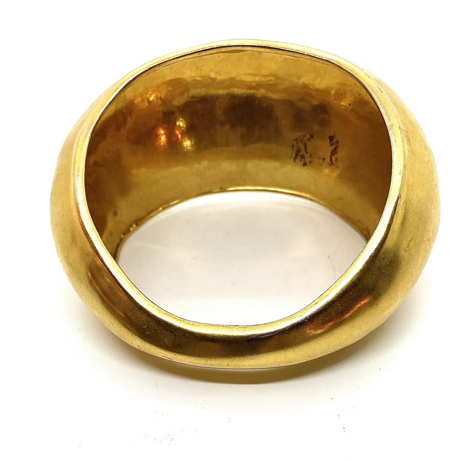 Robert lee Morris Gold Plated Bubble Bangle 1977 - Image 2