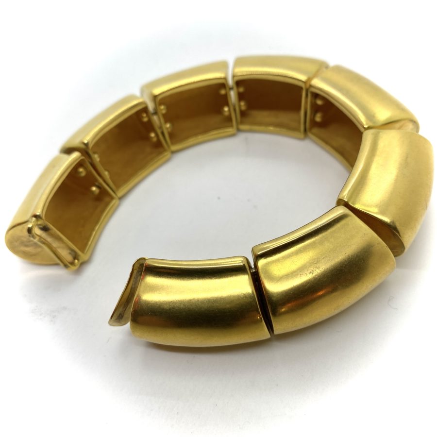Robert Lee MorrisGold Plated Segmented Bowl Bracelet - Image 2