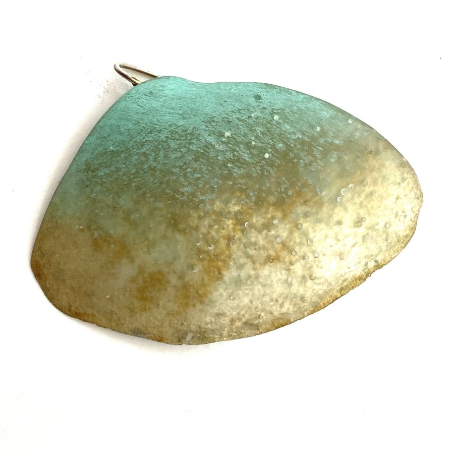 Ted Muehling Moth Wing Earring Faded Turquoise