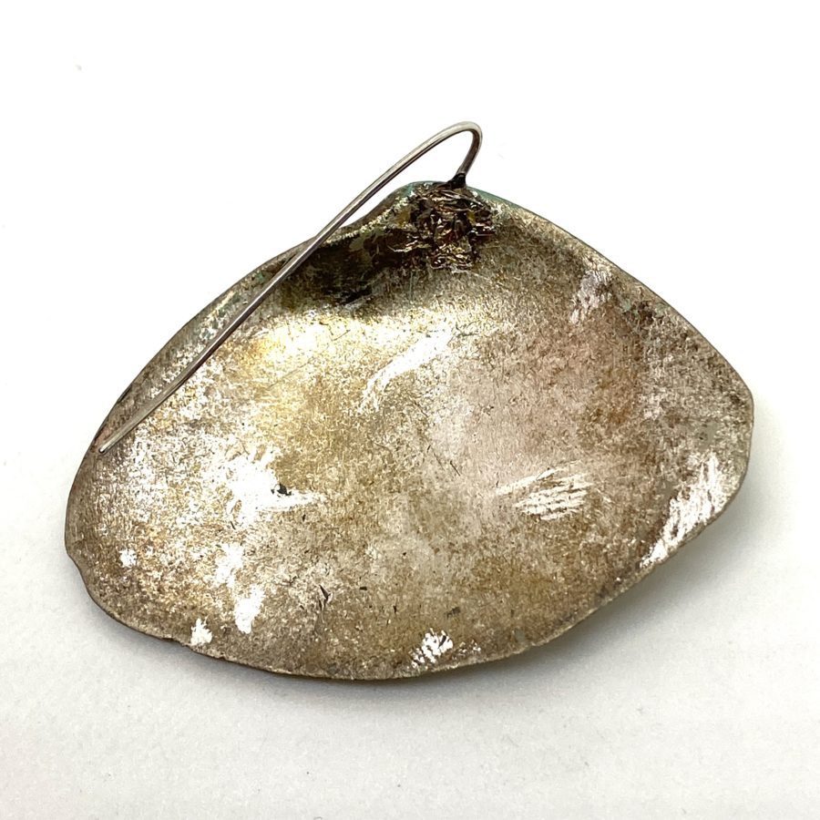 Ted Muehling Moth Wing Earring Faded Turquoise - Image 3