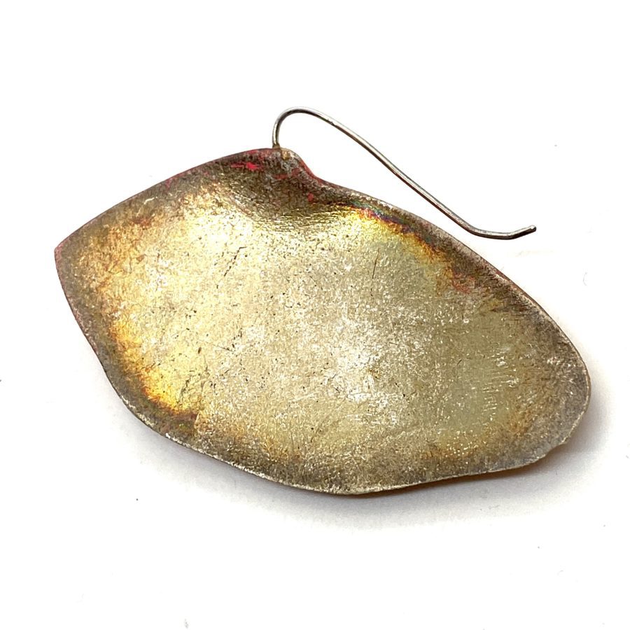 Ted Muehling Moth Wing Earring Sunset Orange - Image 3