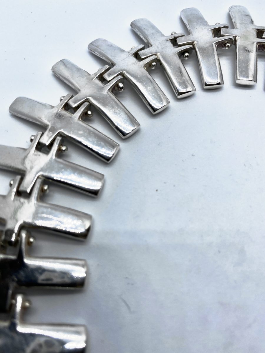 Robert Lee Morris Sterling Silver Squadron Bracelet - Image 5