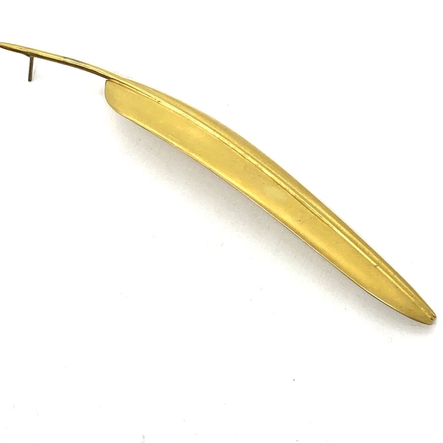 Ted Muehling Thin Feather Earring