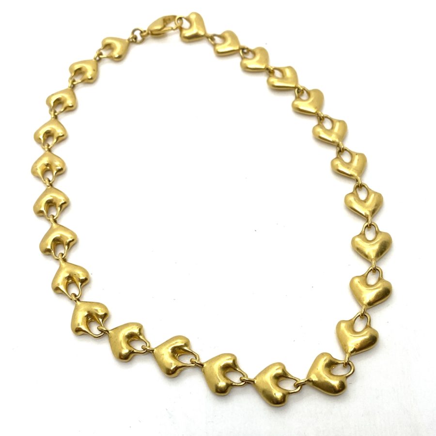 Robert Lee Morris Gold Plated Ann's Heart Necklace