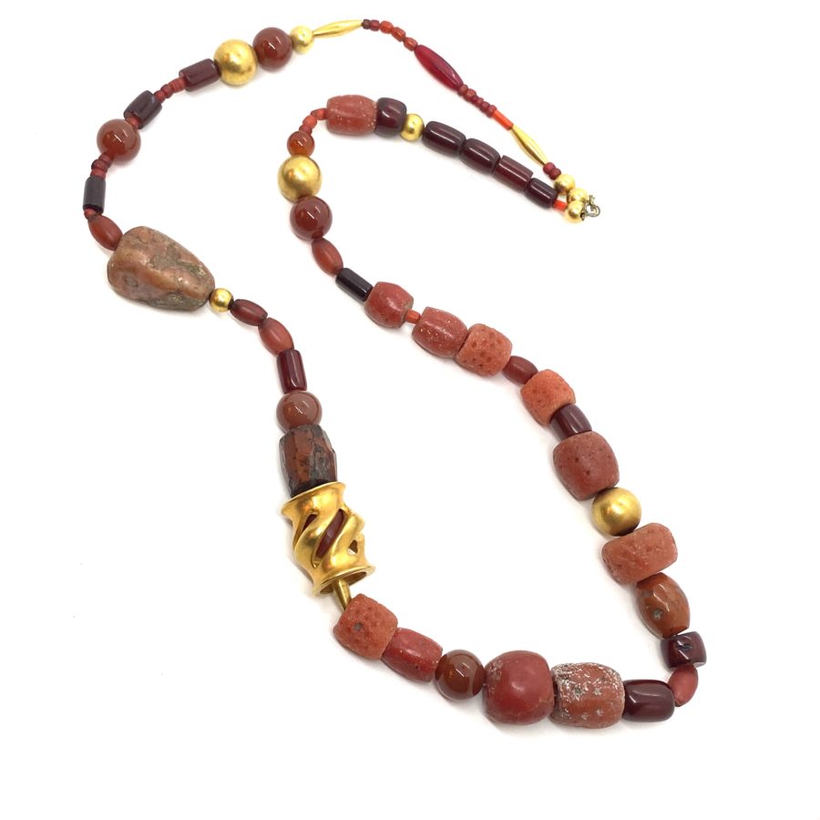 Robert Lee Morris for Donna Karan Tribal Red Necklace #3