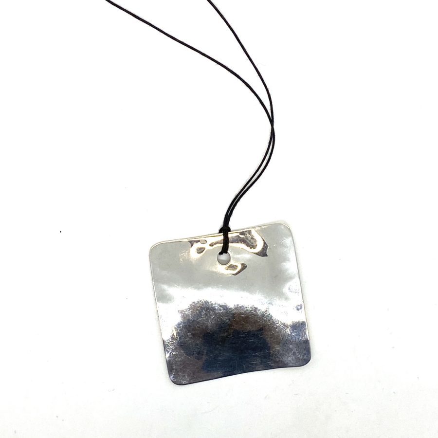 Robert Lee Morris Square Sail Pendant Silver - Image 2