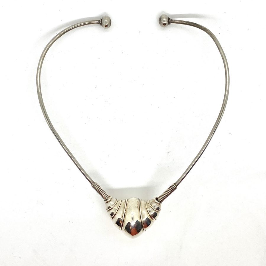 Robert Lee Morris Sterling Silver Clutcher Necklace - Image 2
