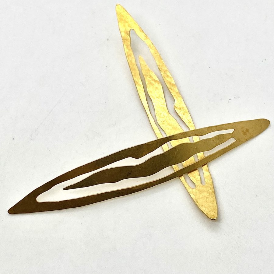 Robert Lee Morris for Donna Karan Cut-Out Sash Ornament - Image 3