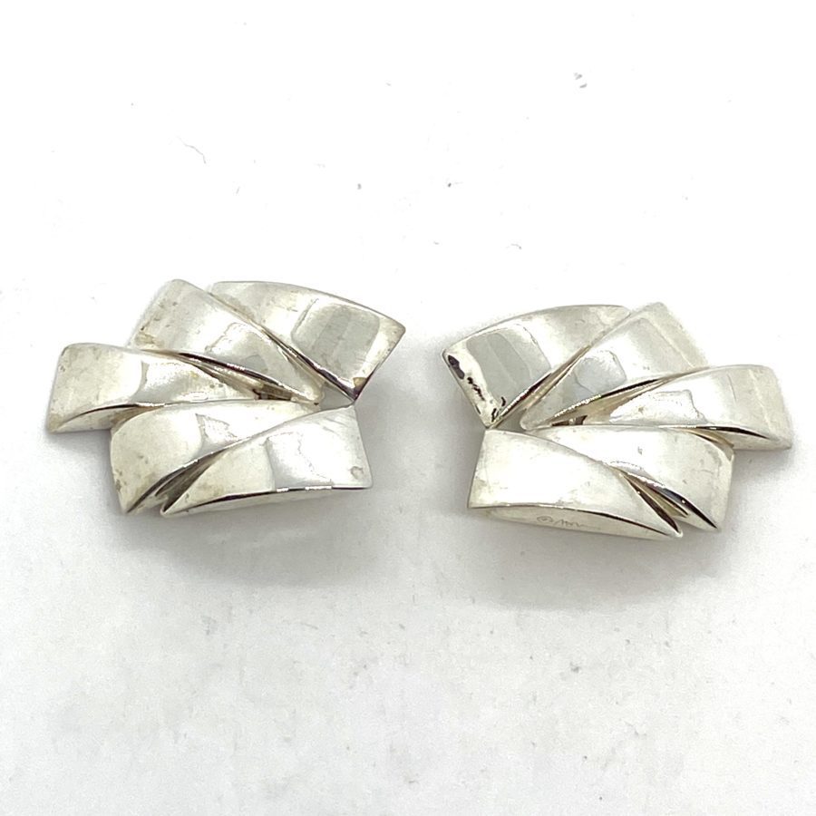 Robert Lee Morris 5 Triangle Cluster Earrings