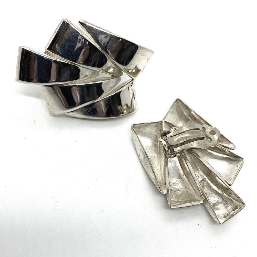 Robert Lee Morris 5 Triangle Cluster Earrings - Image 3