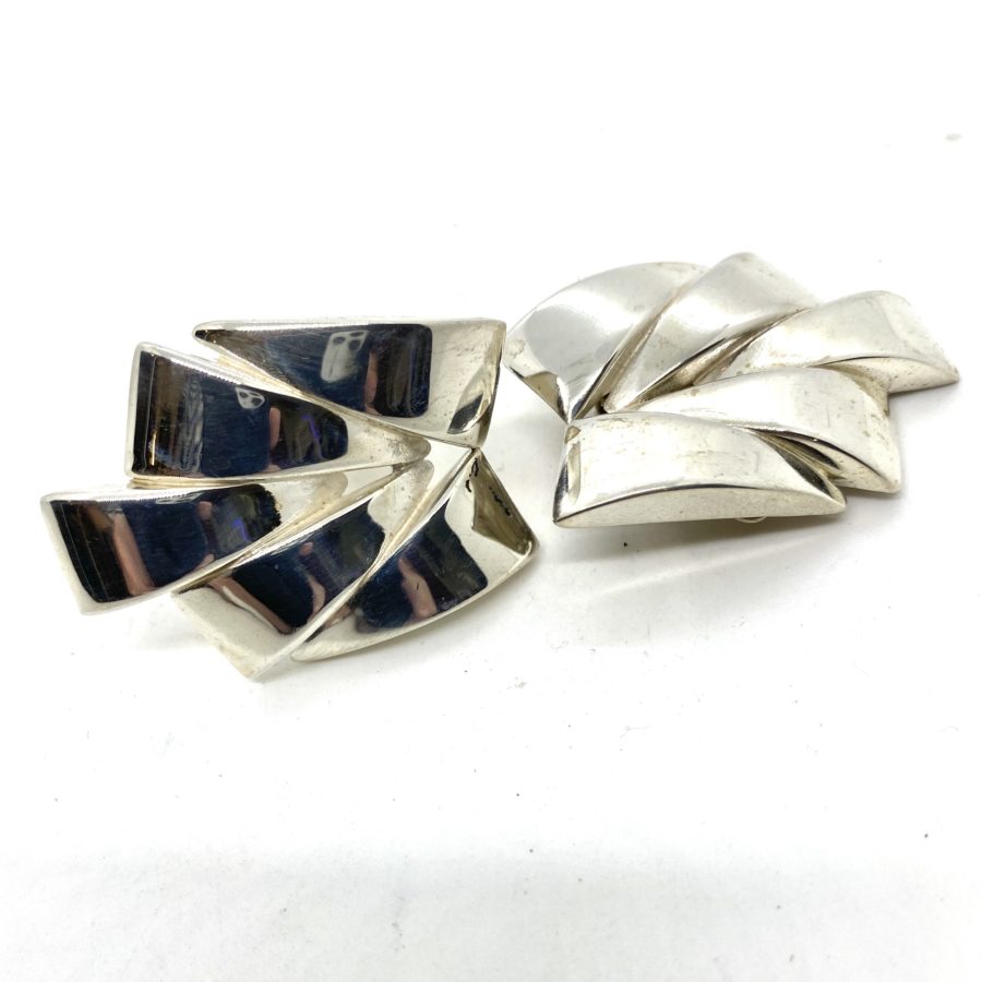Robert Lee Morris 5 Triangle Cluster Earrings - Image 2