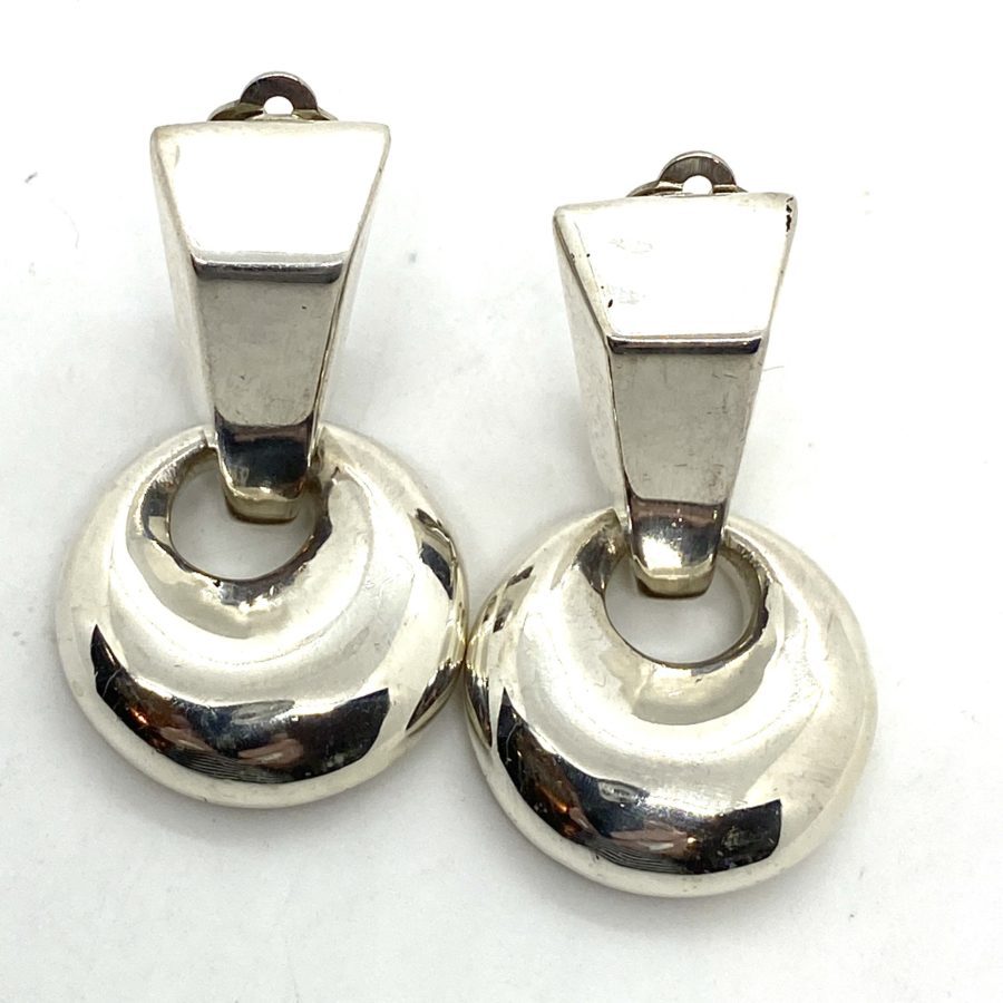 Robert Lee Morris Chunky Door Knocker Earrings