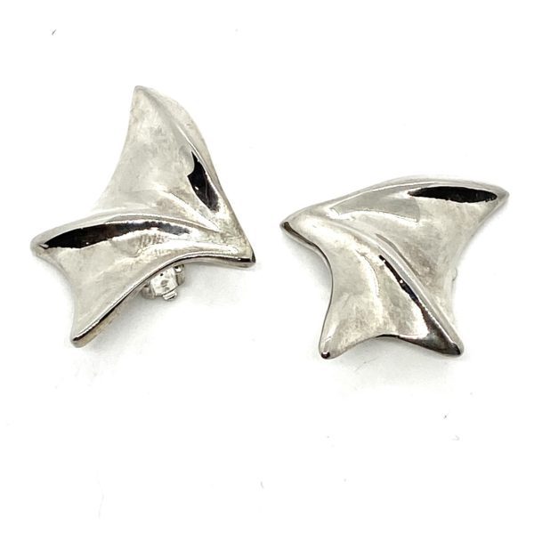 Robert Lee Morris Batman Web Button Earrings