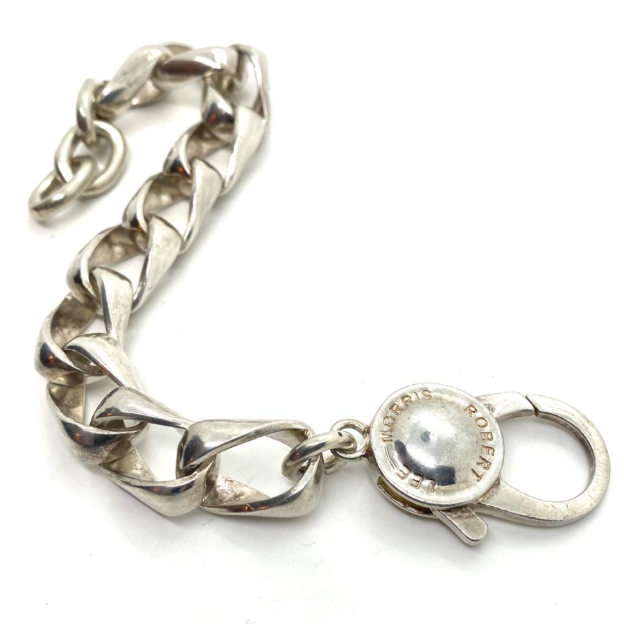 Robert Lee Morris S/S Twisted Curb Chain with Mega Lobster Bracelet - Image 2
