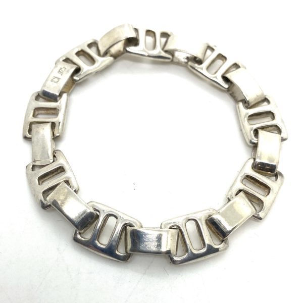 Robert Lee Morris S/S Flattened Window Link Bracelet