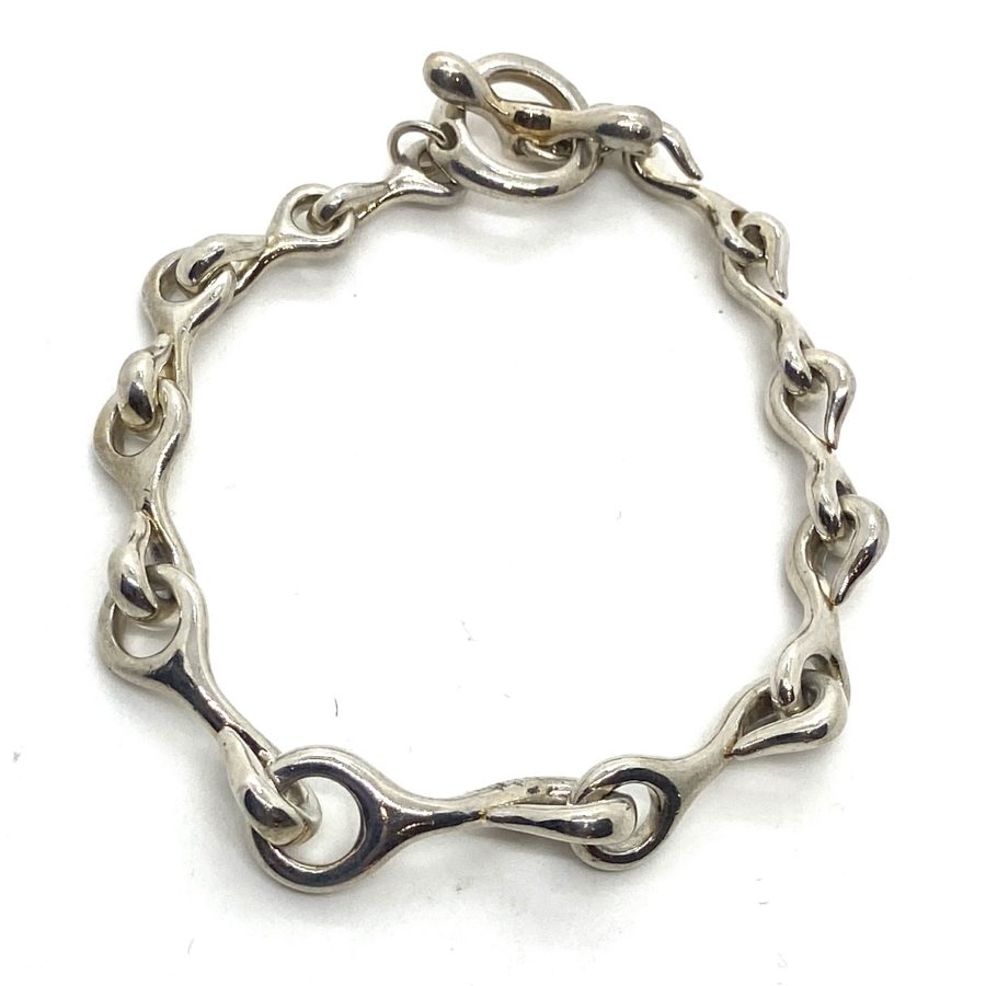 Robert Lee Morris Nautical Hooks Linked Bracelet
