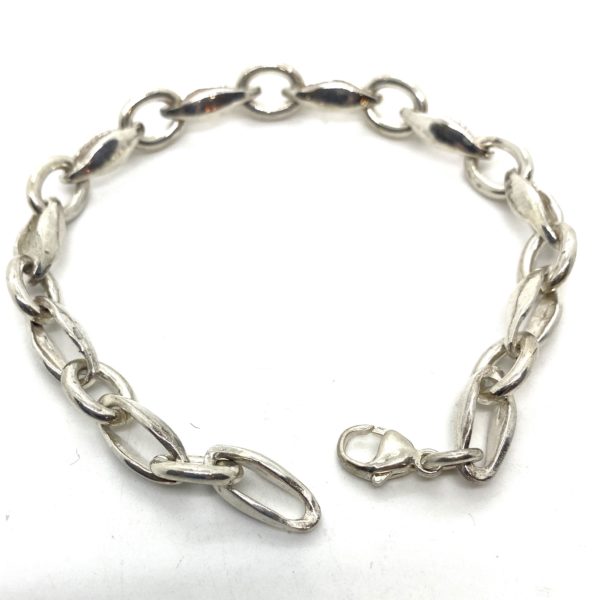 Robert Lee Morris Silver RLM Chain Bracelet