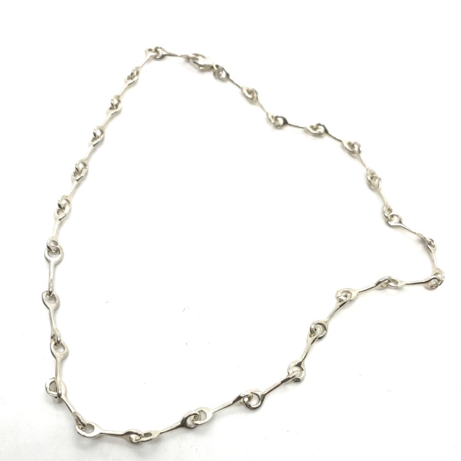 Robert Lee Morris Skinny Twisted Rod Link Chain Necklace - Image 2