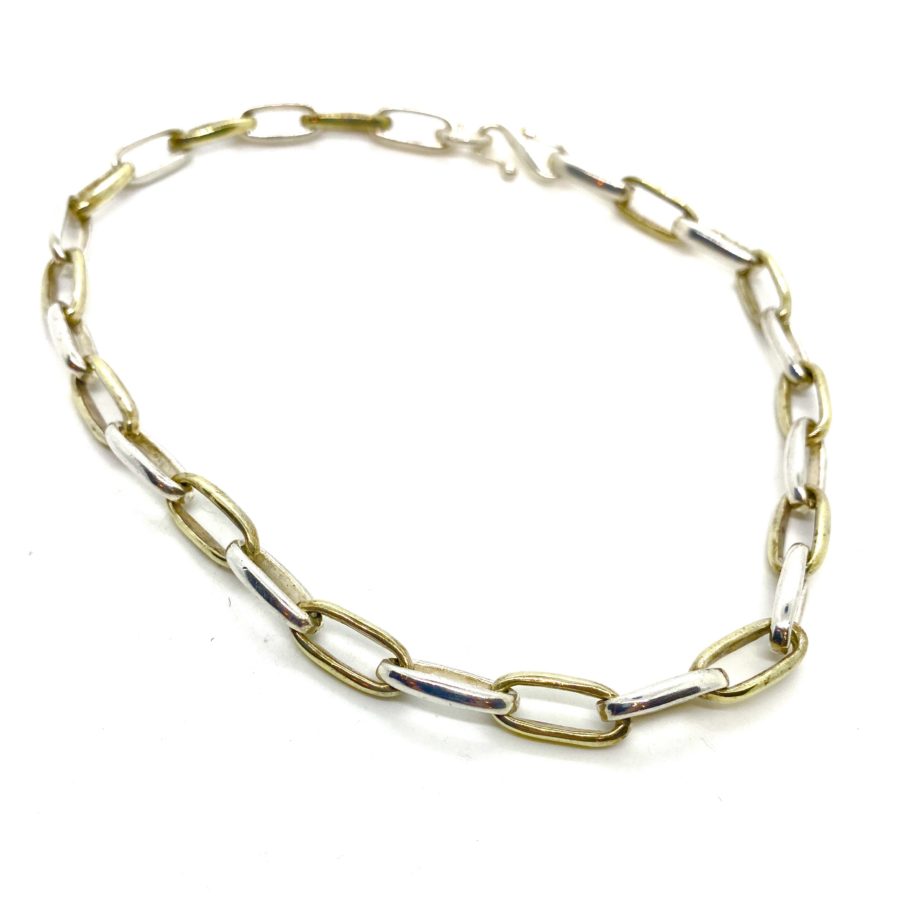 Robert Lee Morris Two Tone Oval Link Chain