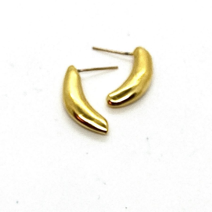 Robert Lee Morris Short Comma Earrings