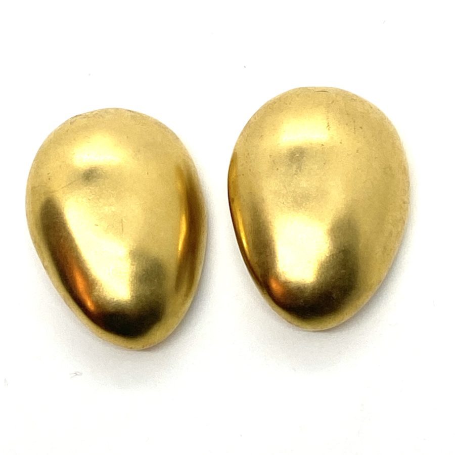 Robert Lee Morris for Donna Karan Large Pebble Earrings