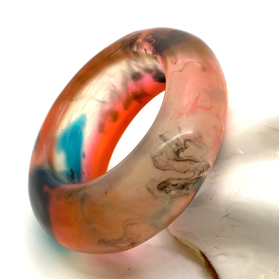 Cara Croninger Cotton Candy Turquoise Pool Bangle - Image 3