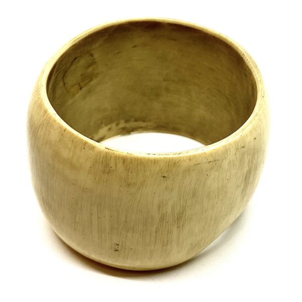 Cara Croninger Wide Creamy Ivory Bangle