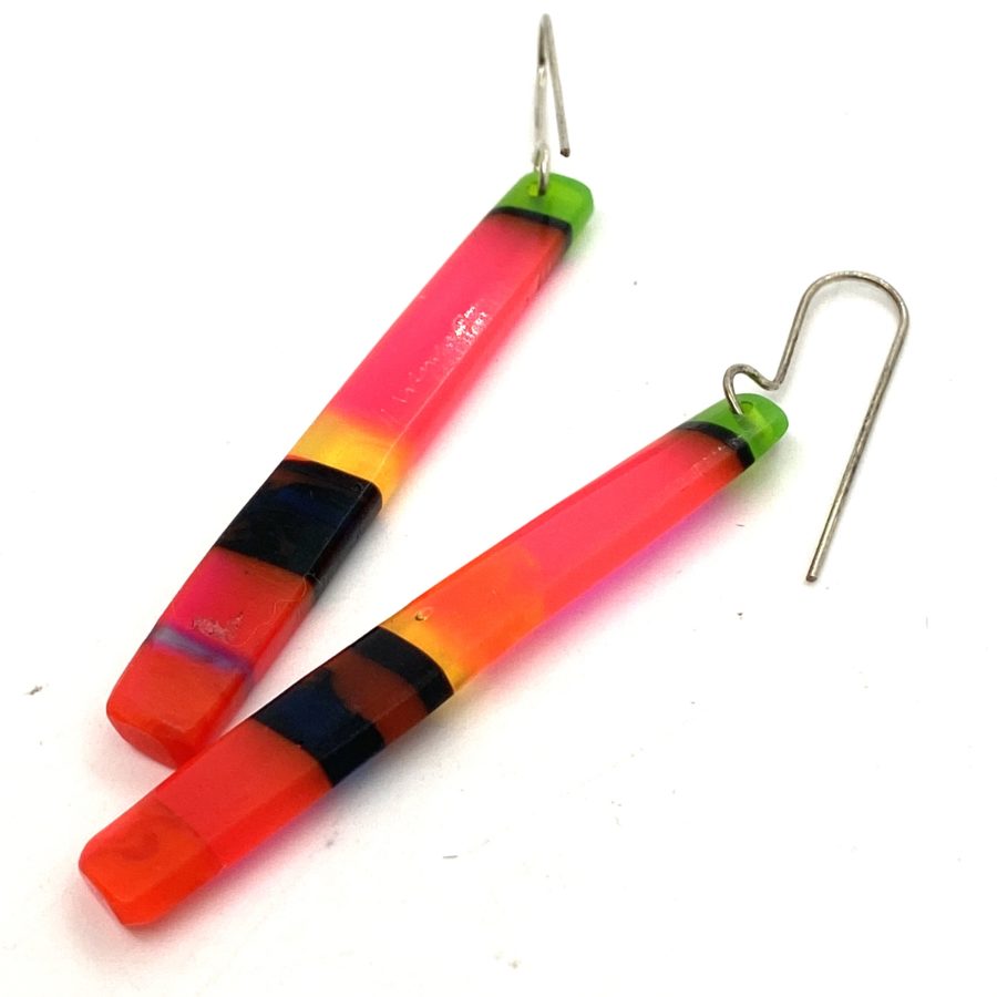 Cara Croninger XX Long Summer Blue Sea Earrings - Image 4