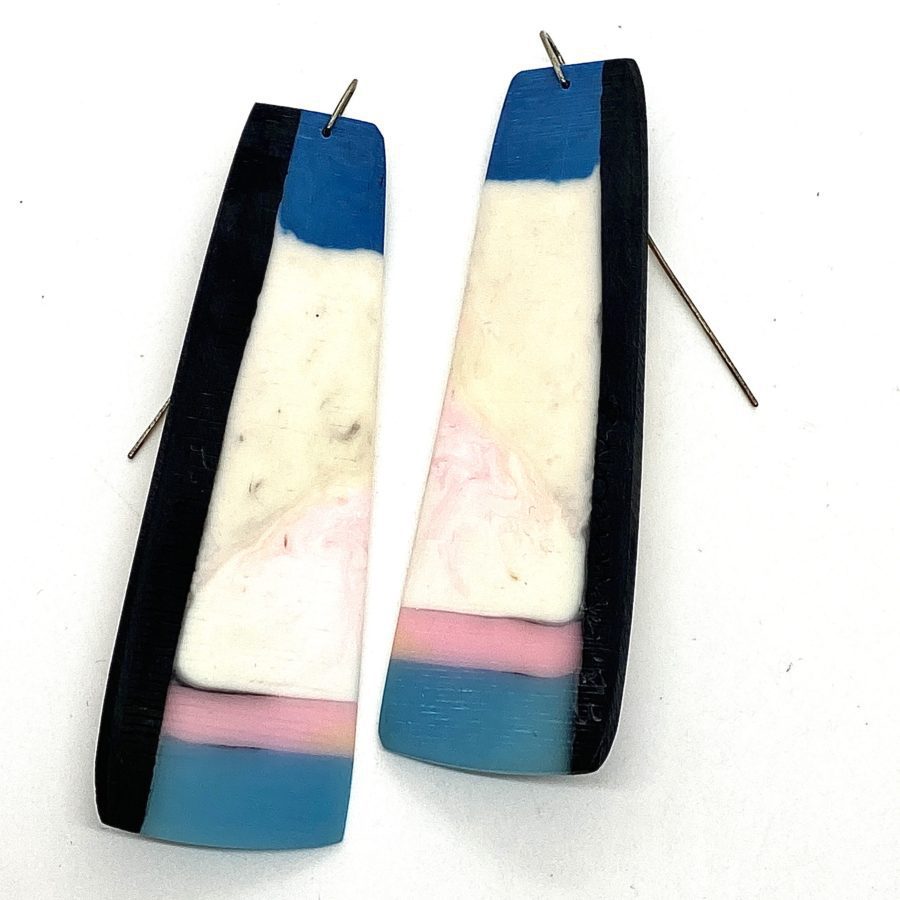 Cara Croninger XX Long Summer Blue Sea Earrings