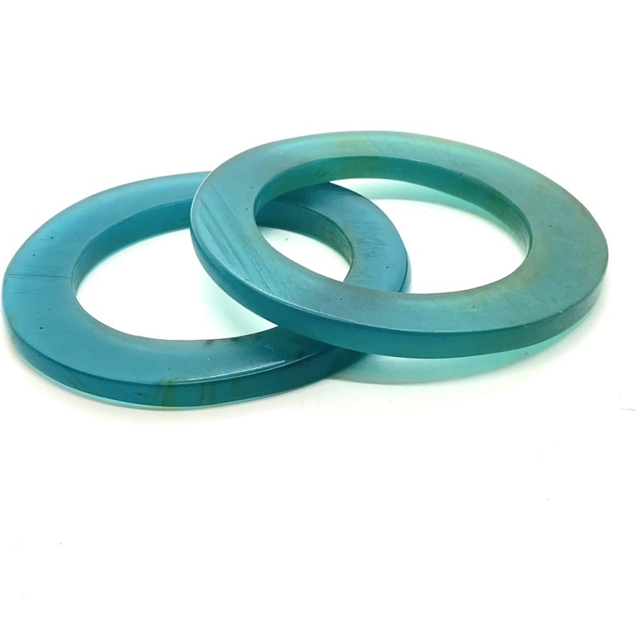 Cara Croninger Aqua Resin Bangle Set
