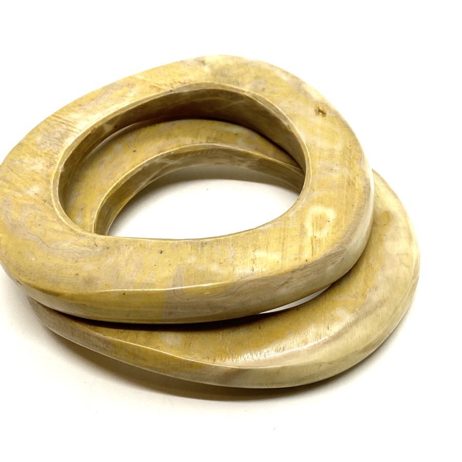 Cara Croninger Creamy Resin Bangle Set Of Two