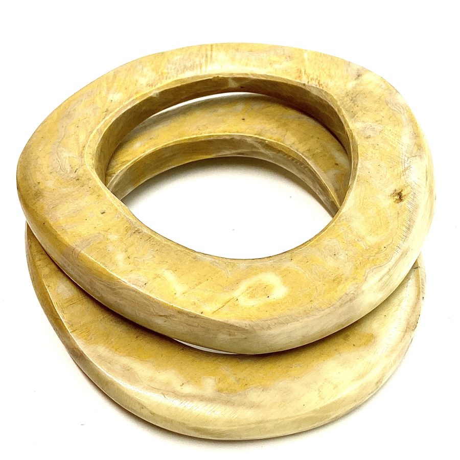 Cara Croninger Resin Set of Ivory Bangles