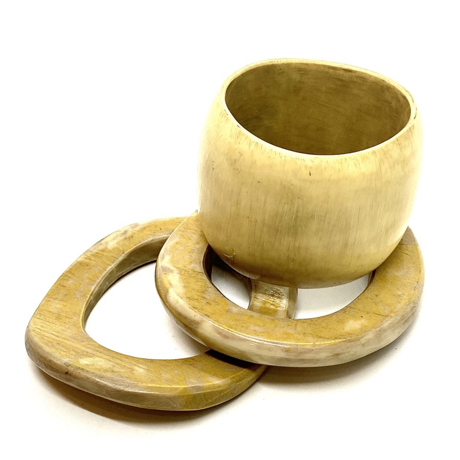 Cara Croninger Creamy Resin Bangle Set Of Two - Image 4