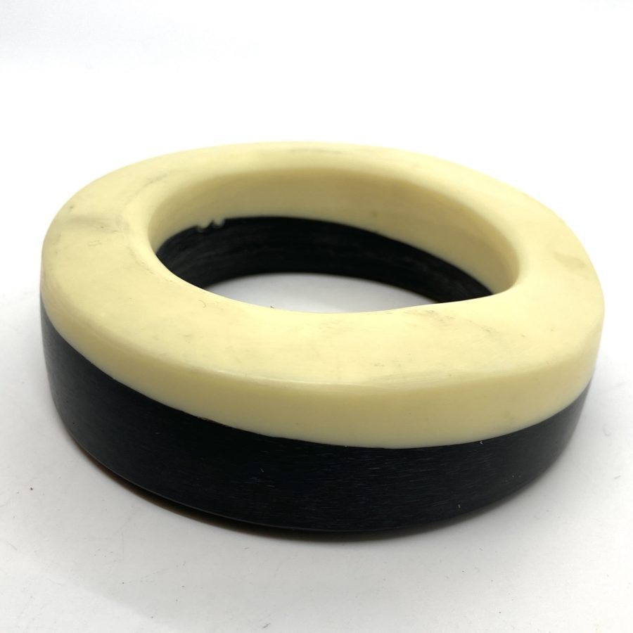 Cara Croninger Black and White Bangle