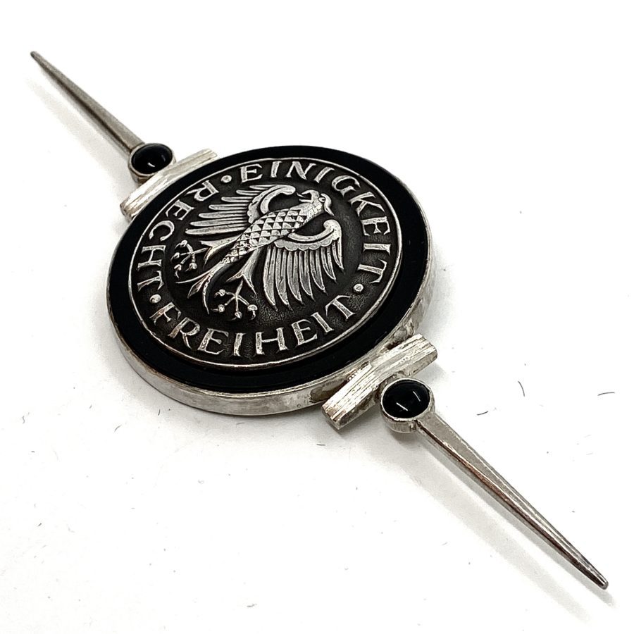 Laurence De Vries Heraldic Eagle Brooch