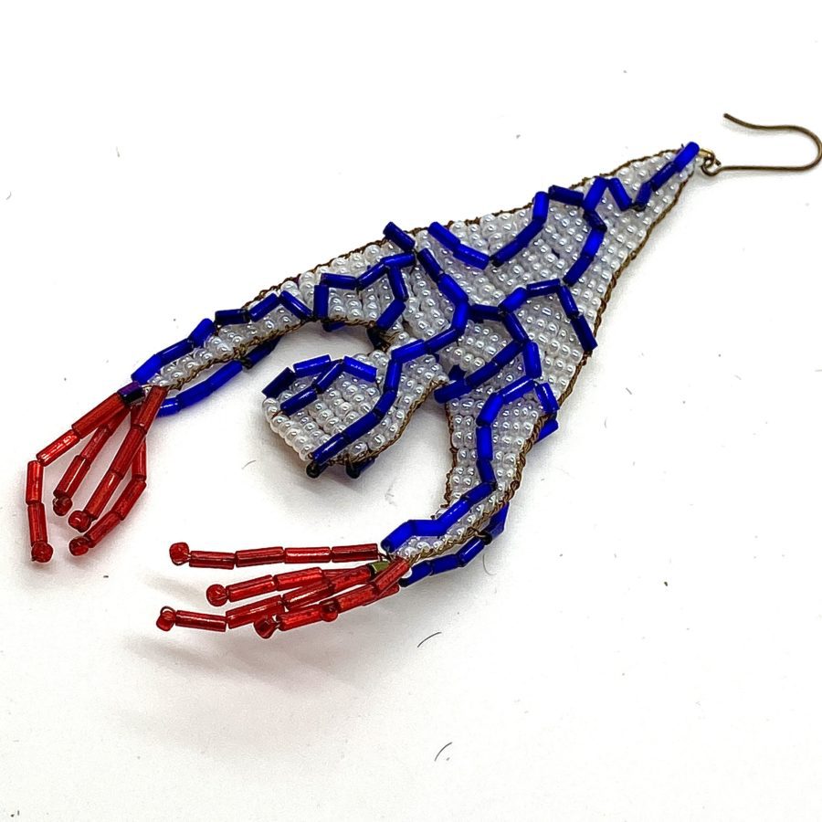 Mary Hayslip Hands on Fire Single Earring - Image 2