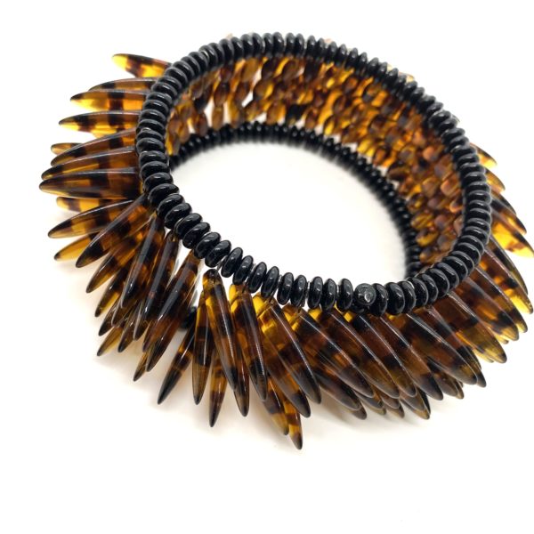 Jessica Rose Glass Tortoise Shell Bangle