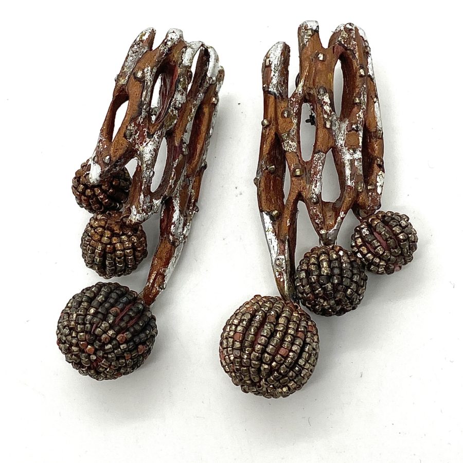 Gloria Lomas Cholla Cactus Earrings