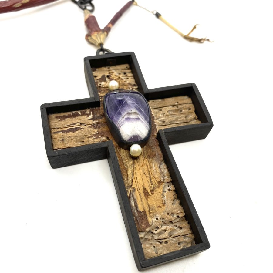 Robert Ebendorf Crucifix and Claw Necklace - Image 2