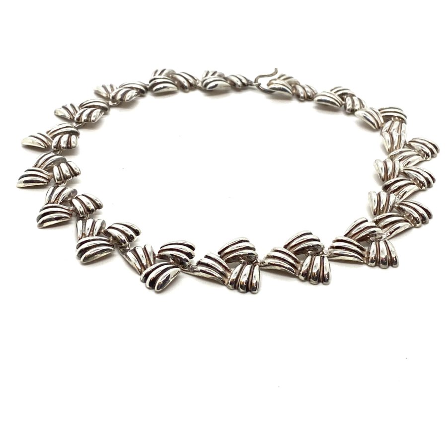 Robert Lee Morris Sterling silver Spinning Ferret Feet Necklace - Image 2