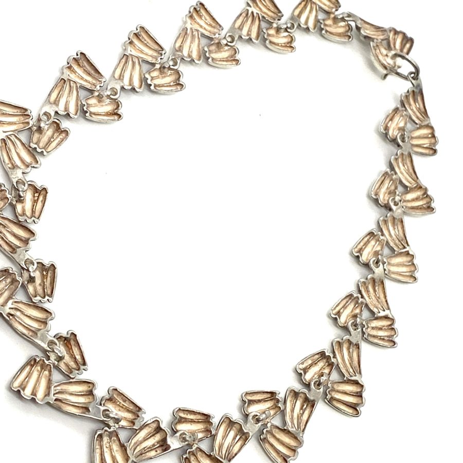 Robert Lee Morris Sterling silver Spinning Ferret Feet Necklace - Image 4