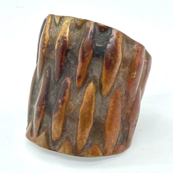 Robert Lee Morris Copper Basket Cuff