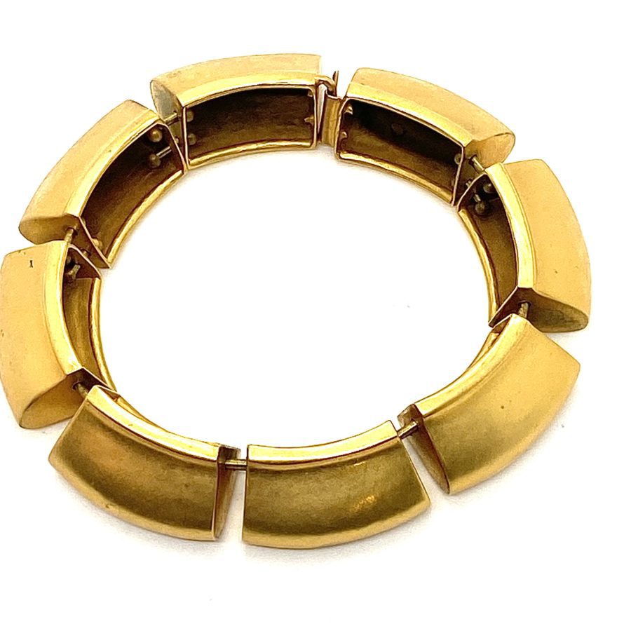 Robert Lee Morris Segmented Bowl Bracelet 1982