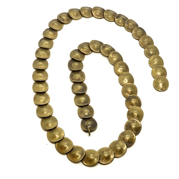 Robert Lee Morris Brass E Disc Necklace